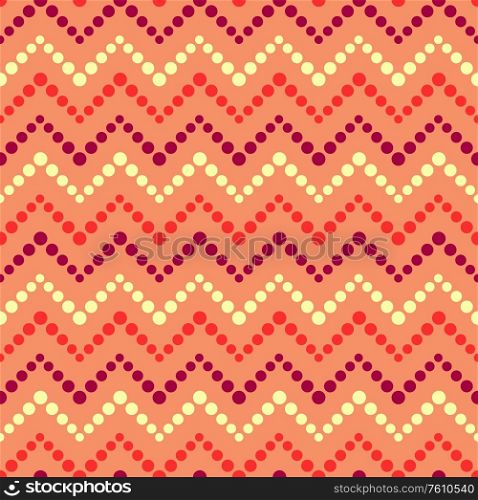 Zigzag seamless vector pattern illustration