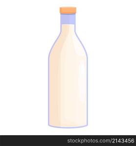 Zinc milk bottle icon cartoon vector. Food mineral. Zn nutrition. Zinc milk bottle icon cartoon vector. Food mineral