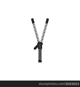zipper vector icon, illustration simple design