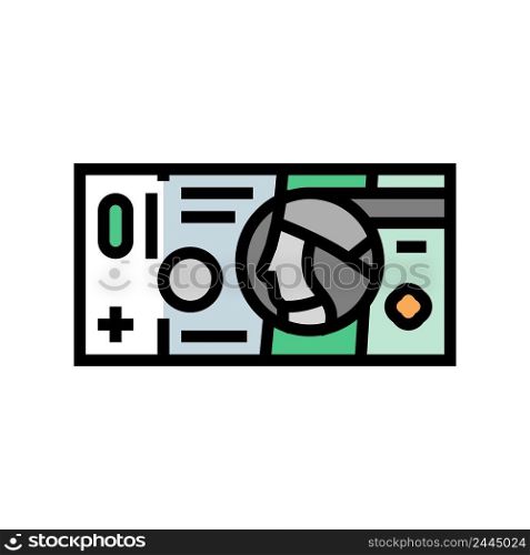 zloty zl color icon vector. zloty zl sign. isolated symbol illustration. zloty zl color icon vector illustration