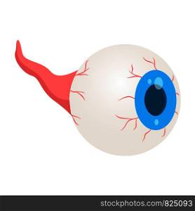 Zombie eye icon. Isometric of zombie eye vector icon for web design isolated on white background. Zombie eye icon, isometric style