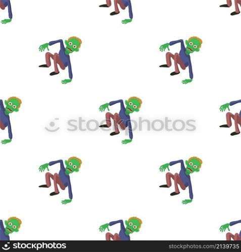 Zombie on the floor pattern seamless background texture repeat wallpaper geometric vector. Zombie on the floor pattern seamless vector