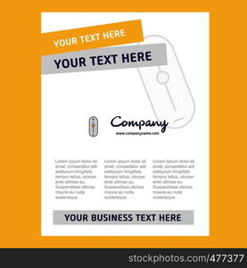 Zoom in zoom out Title Page Design for Company profile ,annual report, presentations, leaflet, Brochure Vector Background