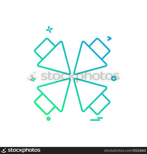 Zoom out icon design vector