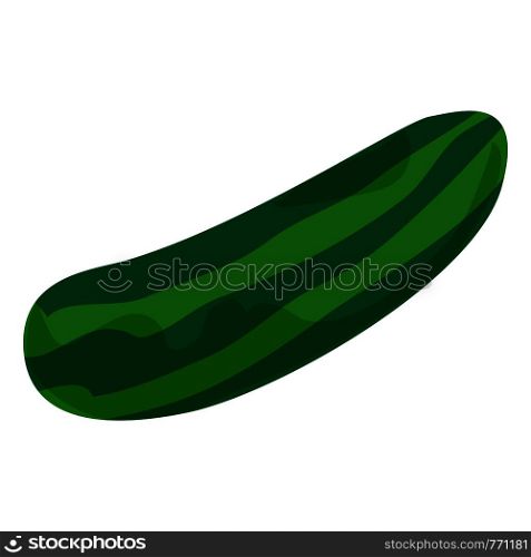 Zucchini icon. Cartoon of zucchini vector icon for web design isolated on white background. Zucchini icon, cartoon style