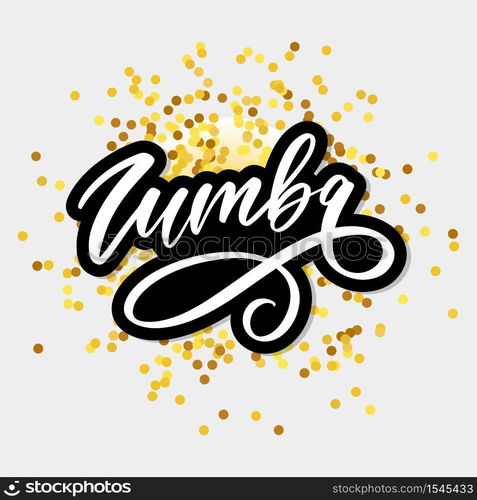 Zumba letter lettering calligraphy dance vector. Zumba letter lettering calligraphy dance vector brush